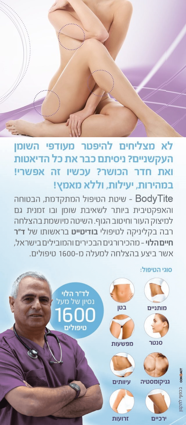 ד"ר חיים הלוי, 1600 טיפולי שאיבת שומן